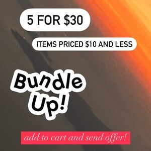 5 for $30 sale! Bundle and save! Closet clear out